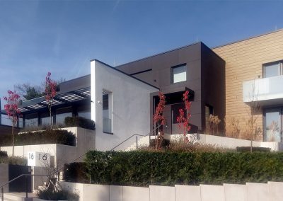 private Villa in Wiesbaden Sonnenberg von Architekt Frankfurt - Ansicht Süd