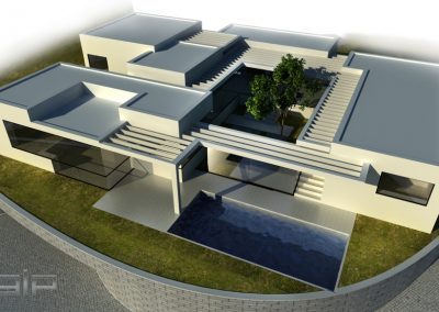 Entwurf Patiohaus Designhaus Weiler