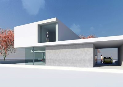 Entwurfsanaicht für Architektenhaus in Salzburg